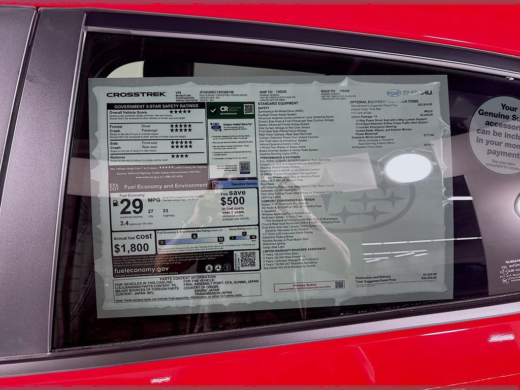2025 Subaru Crosstrek Premium