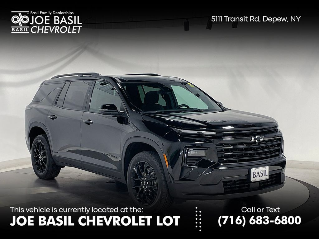 Mosaic Black Metallic 2024 Chevrolet Traverse SUV / Crossover Four-Wheel Drive 8-Speed Automatic