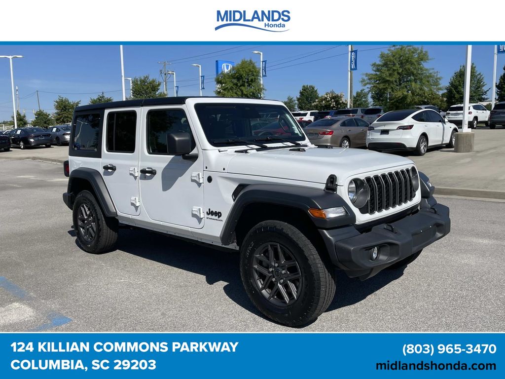 Bright White Clearcoat 2025 Jeep Wrangler SUV / Crossover Four-Wheel Drive 8-Speed Automatic
