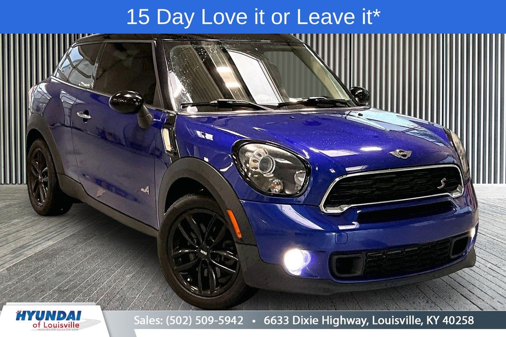 Blue Metallic 2015 MINI Cooper Paceman S ALL4 AWD Hatchback All-Wheel Drive 6-Speed Automatic