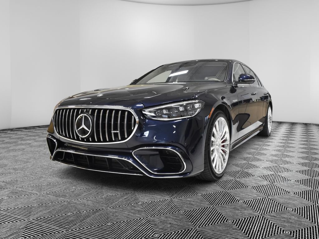 Nautical Blue Metallic 2025 Mercedes-Benz S-Class AMG S 63 E Performance 4MATIC Sedan All-Wheel Drive 9-Speed Automatic