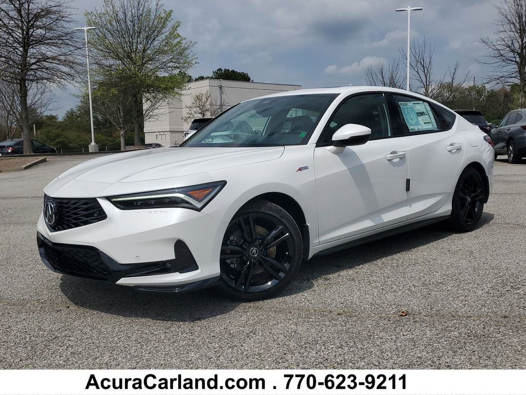 Platinum White Pearl 2026 Acura Integra FWD with Technology and A-SPEC Package Sedan Front-Wheel Drive 6-Speed Manual