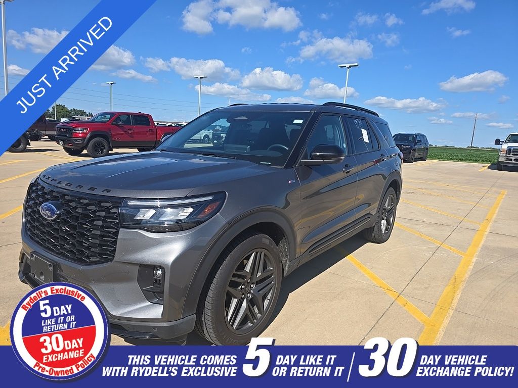 Carbonized Gray Metallic 2025 Ford Explorer SUV / Crossover All-Wheel Drive Automatic