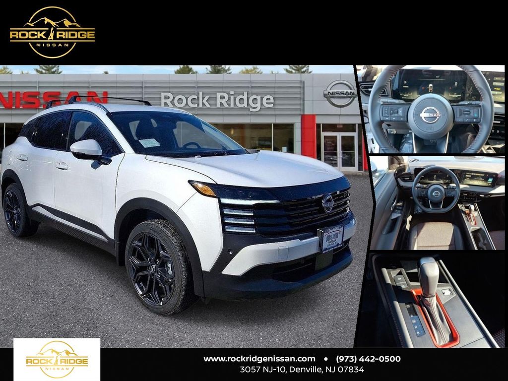 Aspen White 2025 Nissan Kicks SUV / Crossover All-Wheel Drive Continuously Variable Transmission
