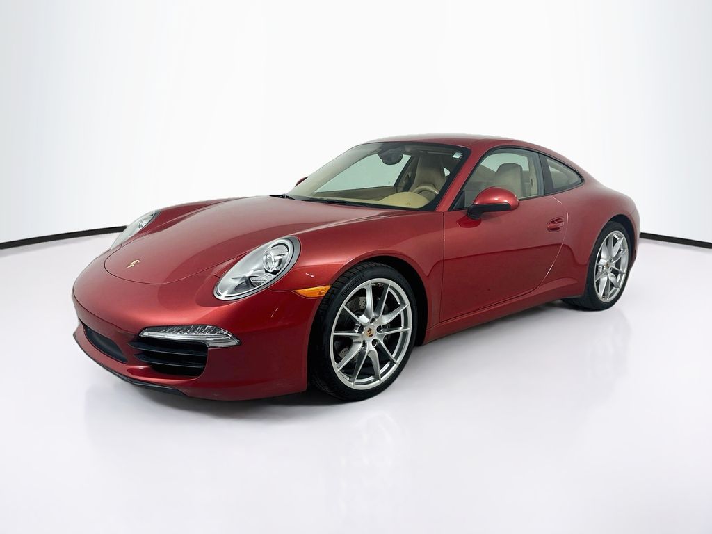 Amaranth Red Metallic 2014 Porsche 911 Coupe Rear-Wheel Drive 7-Speed Automatic