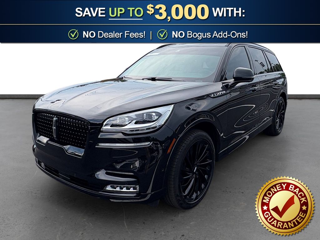Infinite Black Metallic Clearcoat 2024 Lincoln Aviator SUV / Crossover All-Wheel Drive Automatic