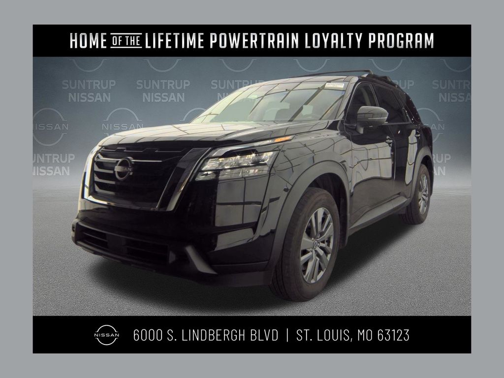 Super Black 2025 Nissan Pathfinder SUV / Crossover Front-Wheel Drive 9-Speed Automatic