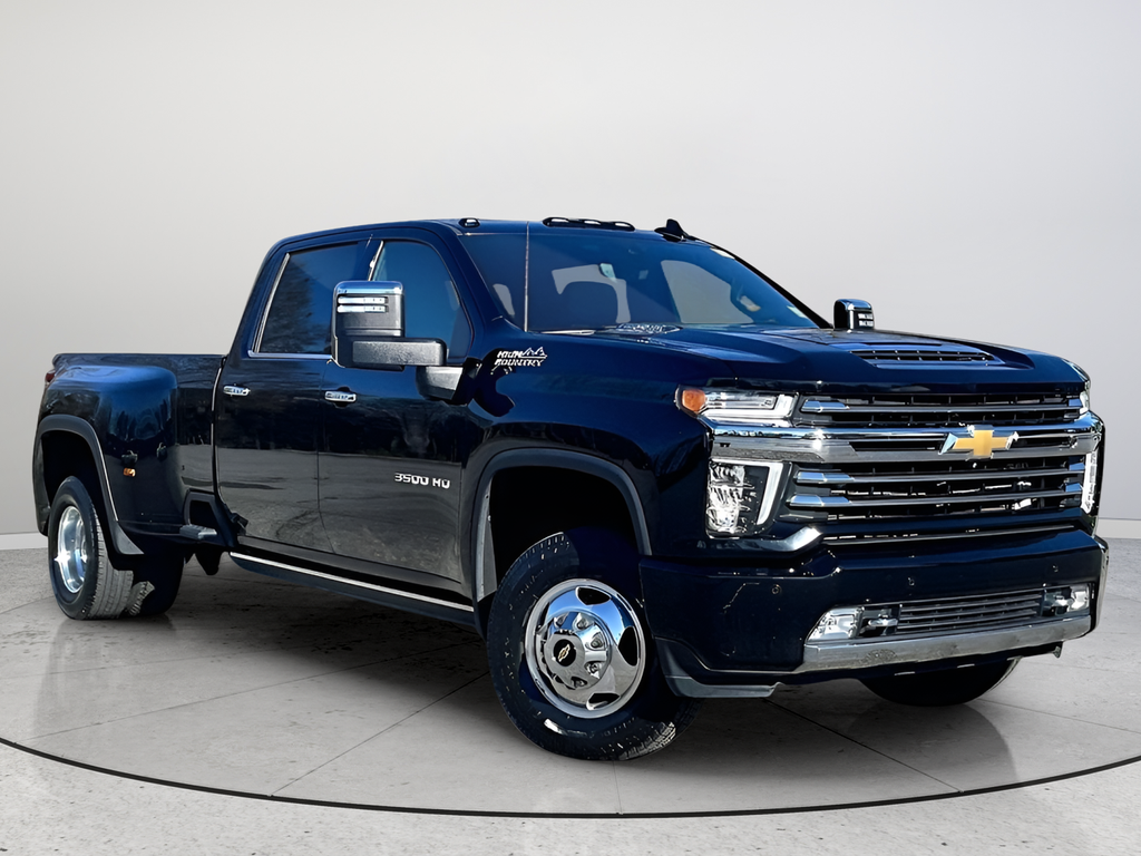 Black 2023 Chevrolet Silverado 3500HD High Country Crew Cab 4WD Pickup Truck Four-Wheel Drive Automatic