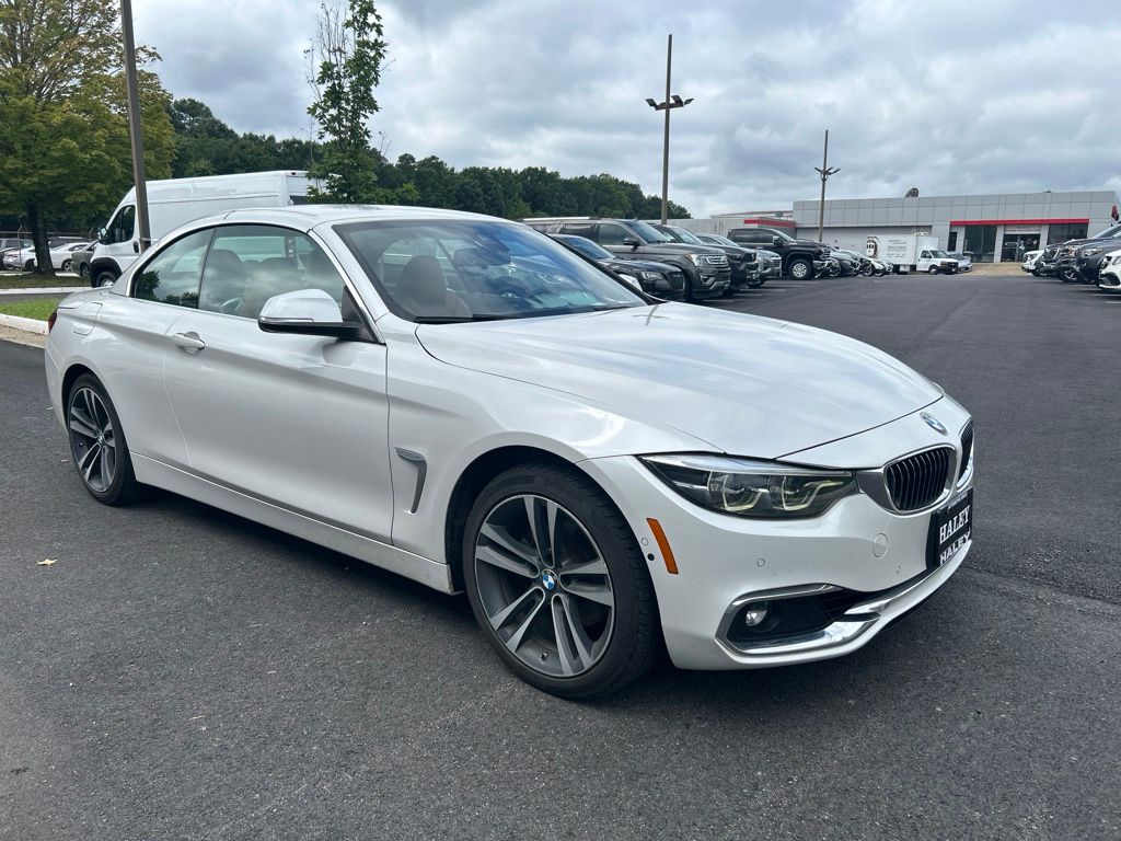 Mineral White Metallic 2020 BMW 4 Series Convertible All-Wheel Drive 8-Speed Automatic