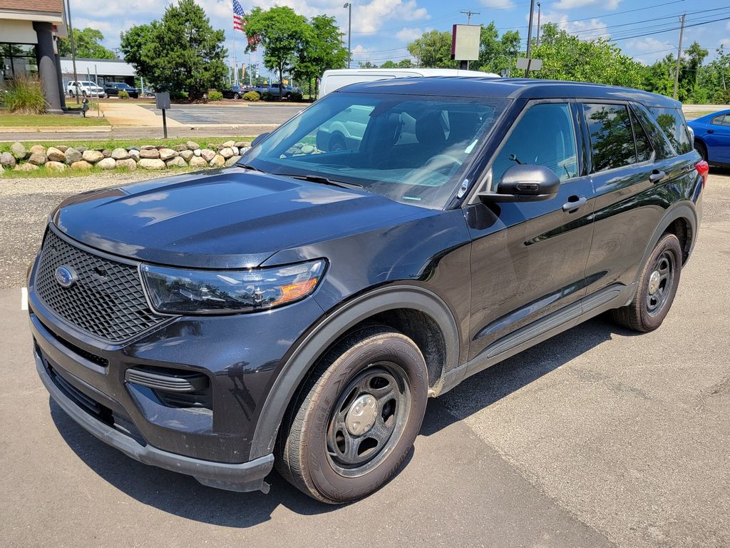 Agate Black 2021 Ford Explorer SUV / Crossover All-Wheel Drive Automatic