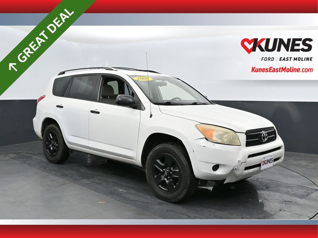 White 2006 Toyota RAV4 Base SUV / Crossover Front-Wheel Drive 4-Speed Automatic