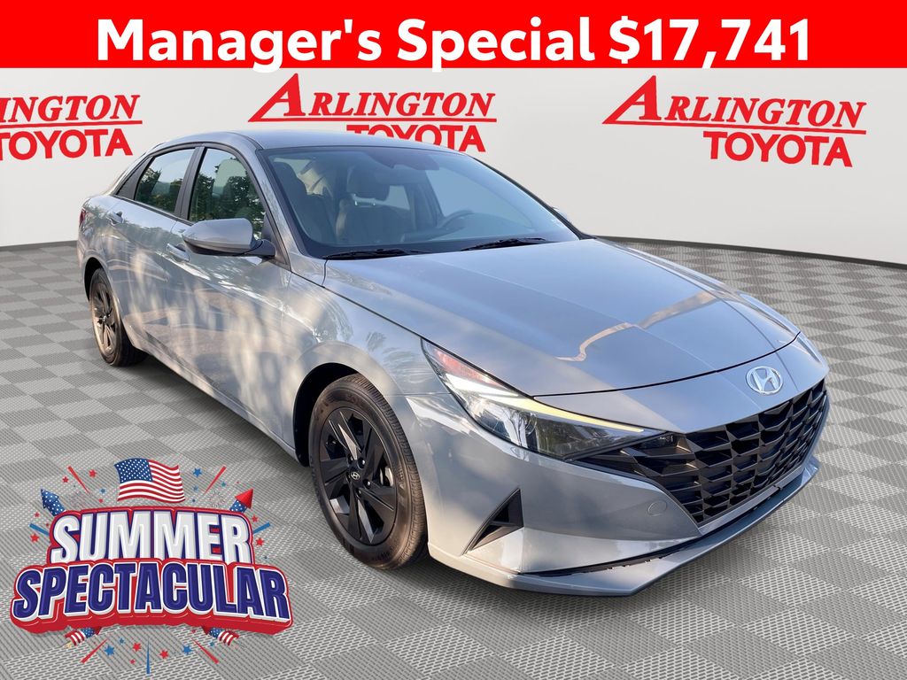 Electric Shadow 2023 Hyundai Elantra Sedan Front-Wheel Drive Continuously Variable Transmission