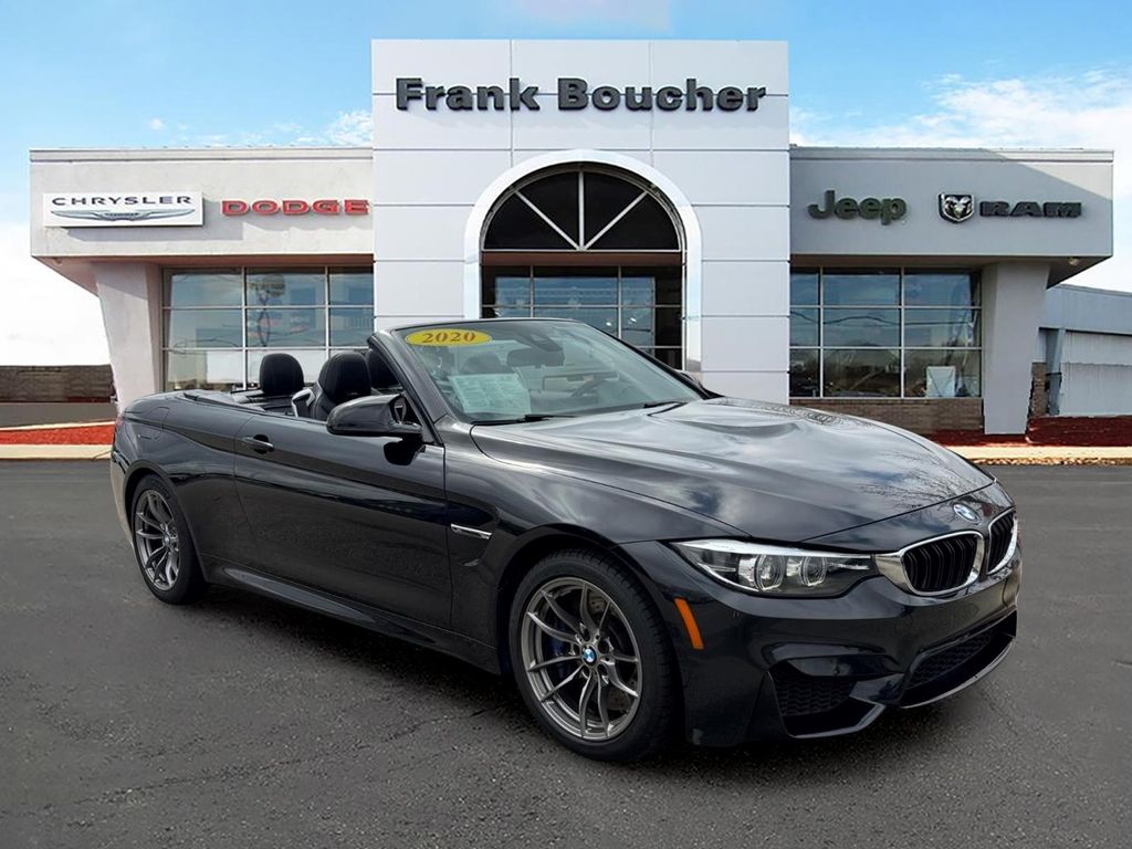 Black Sapphire Metallic 2020 BMW M4 Convertible RWD Convertible Rear-Wheel Drive 7-Speed Automatic