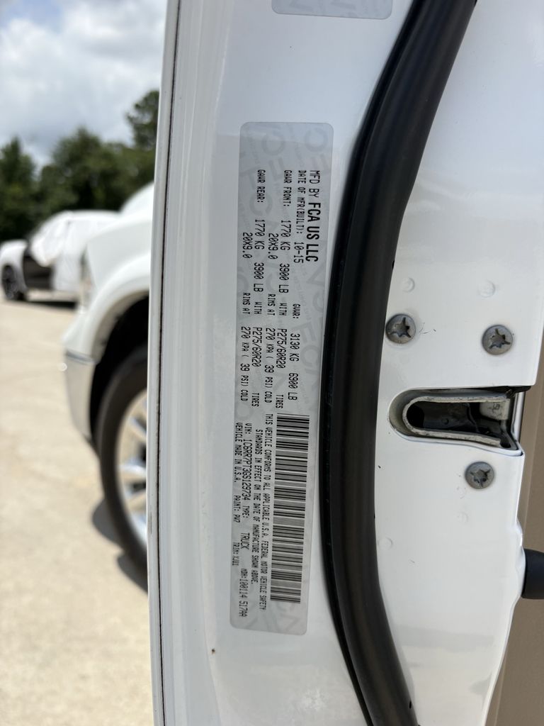 2016 Ram 1500 Laramie Longhorn White at DeMontrond Ford