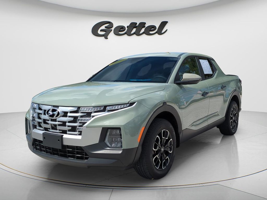 Sage Gray 2024 Hyundai Santa Cruz Pickup Truck Front-Wheel Drive 8-Speed Automatic