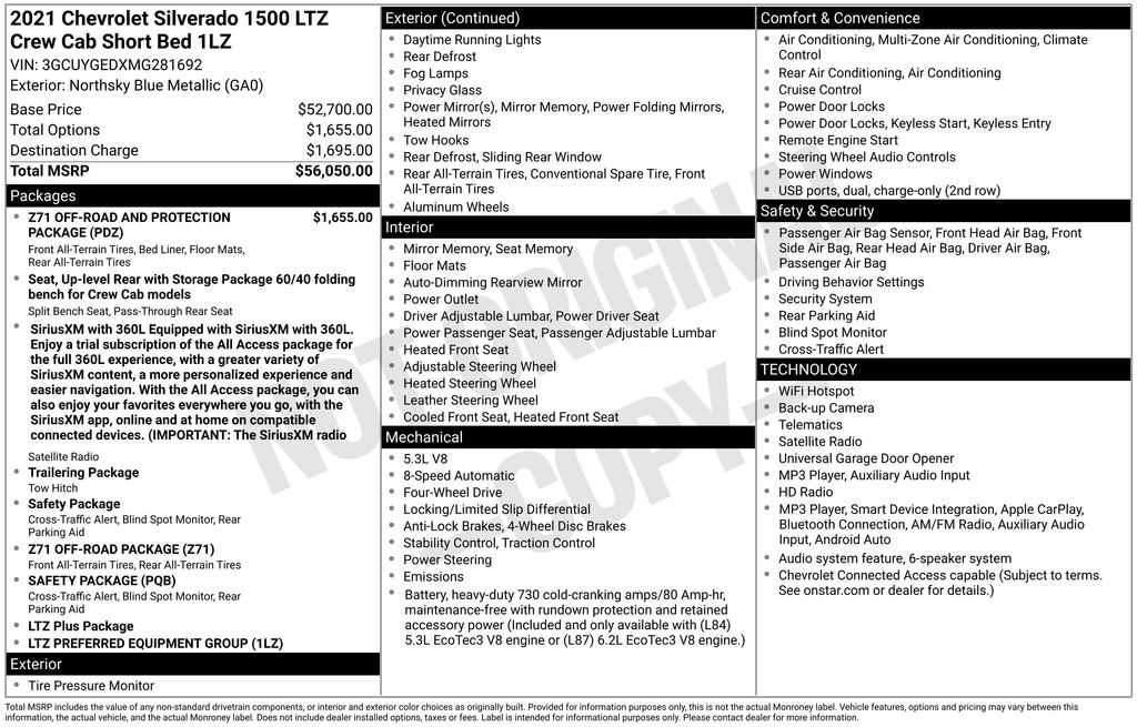 Used 2021 Chevrolet Silverado 1500 Truck