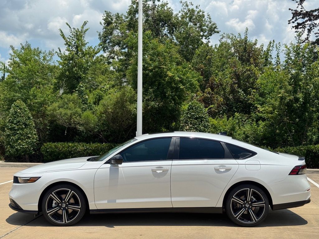 2026 Honda Accord Hybrid Sport White at Classic Honda Galveston