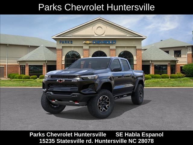 Black 2026 Chevrolet Colorado ZR2 Crew Cab 4WD Pickup Truck Four-Wheel Drive 8-Speed Automatic