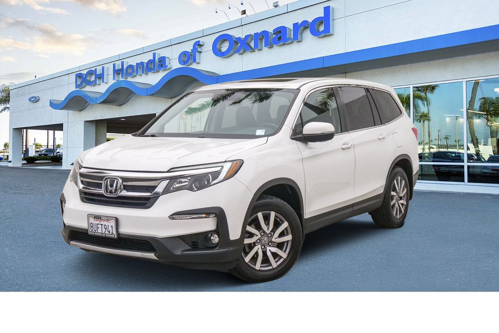 Platinum White Pearl 2021 Honda Pilot SUV / Crossover Front-Wheel Drive 9-Speed Automatic