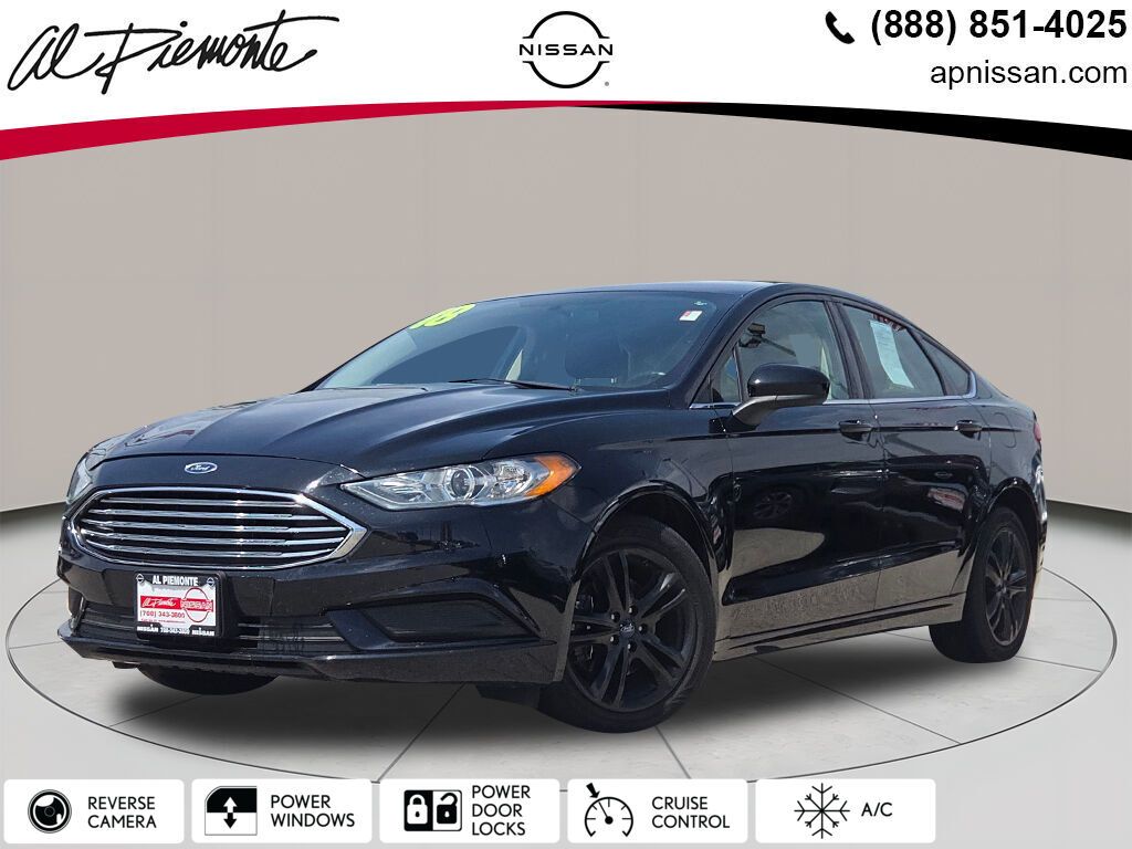 Shadow Black 2018 Ford Fusion SE Sedan Front-Wheel Drive 6-Speed Automatic