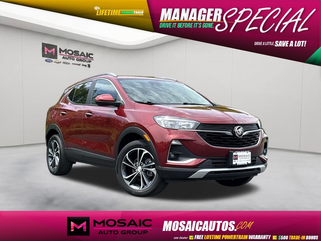 Cinnabar Metallic 2023 Buick Encore GX SUV / Crossover All-Wheel Drive 9-Speed Automatic