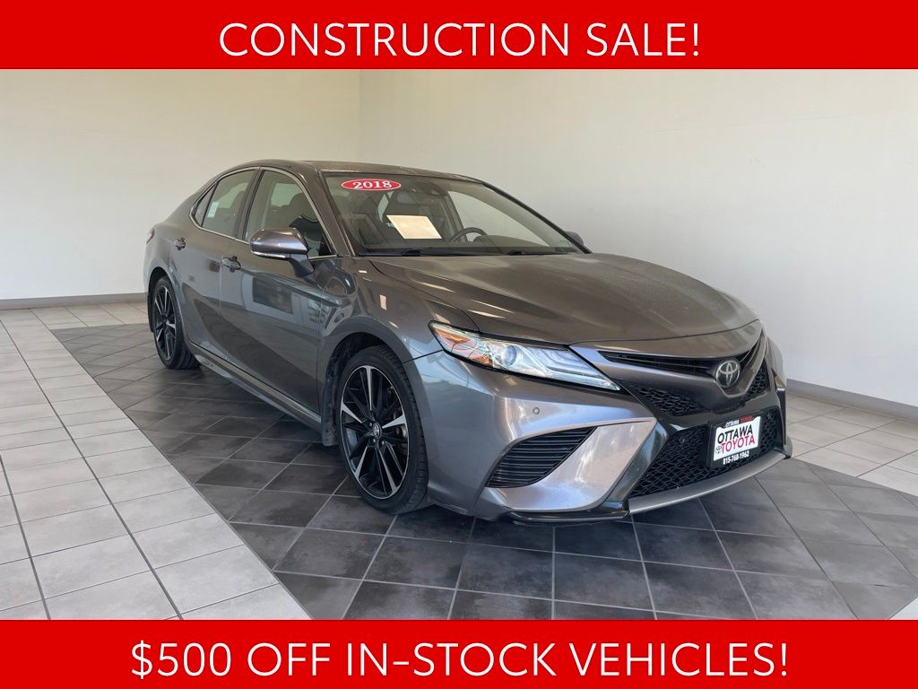 Predawn Gray Mica 2018 Toyota Camry Sedan Front-Wheel Drive 8-Speed Automatic