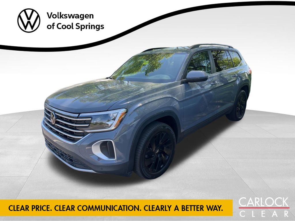 Pure Gray 2026 Volkswagen Atlas SE FWD with Technology SUV / Crossover Front-Wheel Drive 8-Speed Automatic