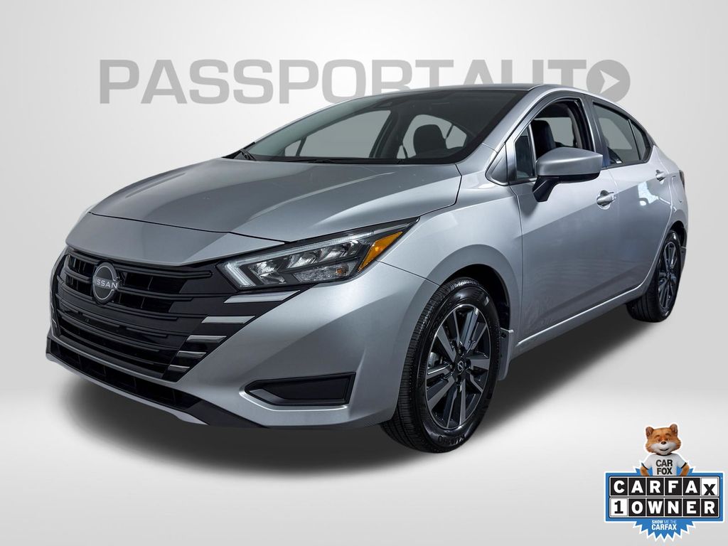 Brilliant Silver Metallic 2025 Nissan Versa Sedan Front-Wheel Drive Continuously Variable Transmission