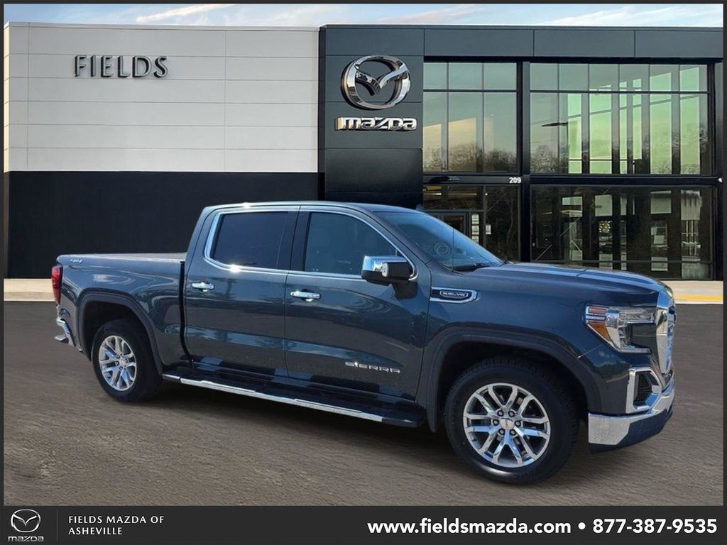 Gray (Dark Sky Metallic) 2019 GMC Sierra 1500 Pickup Truck Four-Wheel Drive 8-Speed Automatic