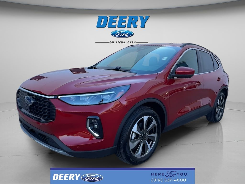 Rapid Red Metallic Tinted Clearcoat 2023 Ford Escape Platinum AWD SUV / Crossover All-Wheel Drive 8-Speed Automatic