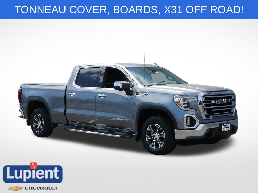 Gray (Satin Steel Metallic) 2020 GMC Sierra 1500 Pickup Truck Four-Wheel Drive Automatic