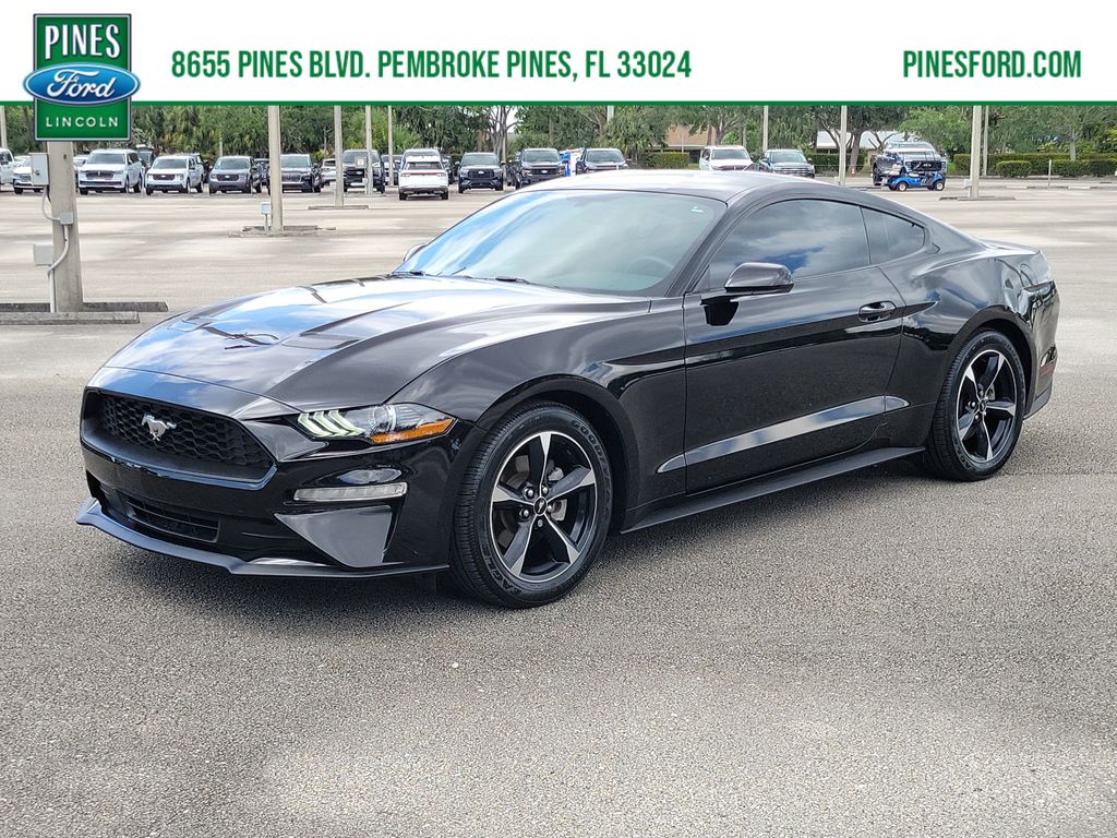 Shadow Black 2020 Ford Mustang EcoBoost Coupe RWD Coupe Rear-Wheel Drive Automatic