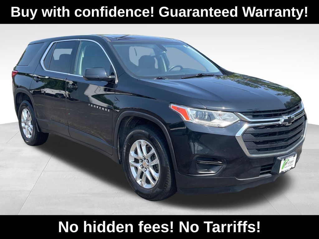Mosaic Black Metallic 2019 Chevrolet Traverse SUV / Crossover Four-Wheel Drive 9-Speed Automatic
