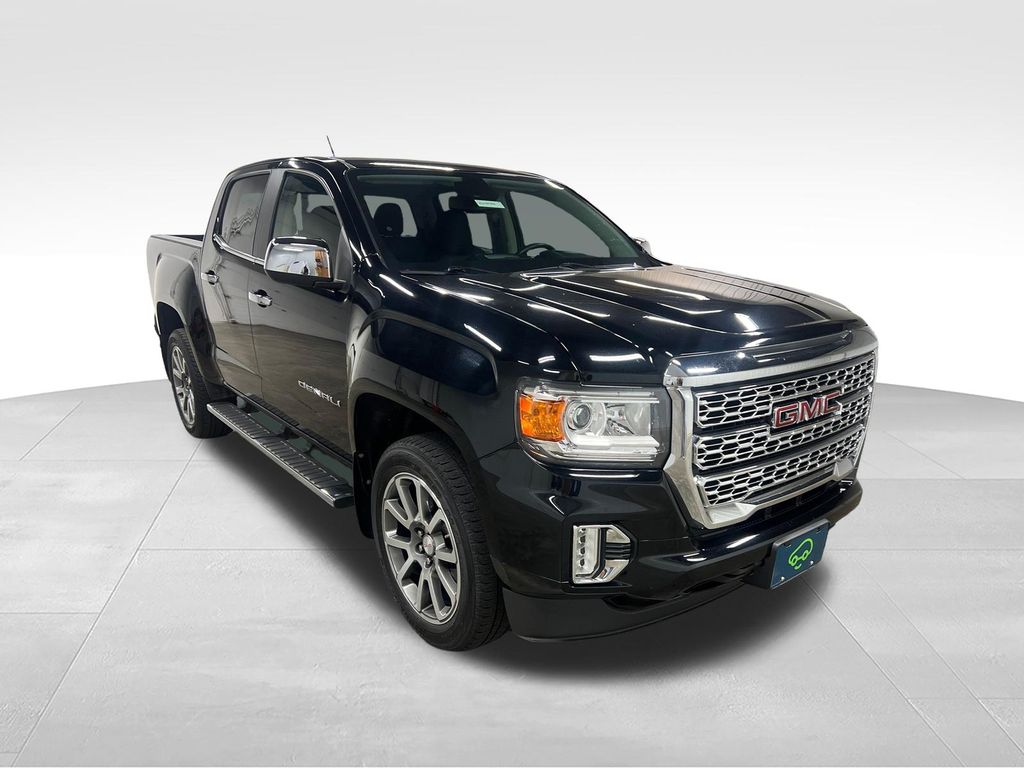 Onyx Black 2021 GMC Canyon Pickup Truck Four-Wheel Drive 8-Speed Automatic