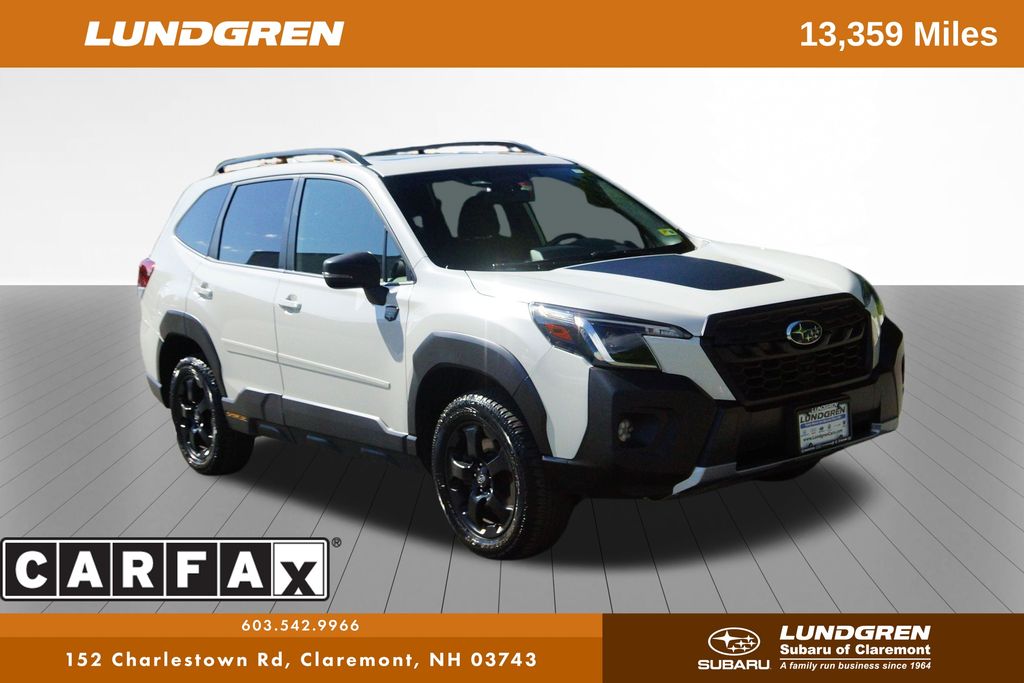 Crystal White Pearl 2022 Subaru Forester Wilderness Crossover AWD SUV / Crossover All-Wheel Drive Continuously Variable Transmission
