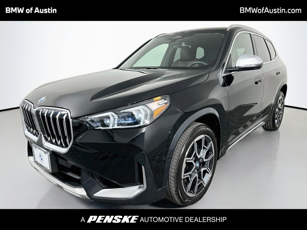 Jet Black 2023 BMW X1 SUV / Crossover All-Wheel Drive 7-Speed Automatic