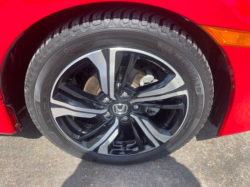 2016 Honda Civic Touring Red at Texan Dodge Chrysler Jeep Ram