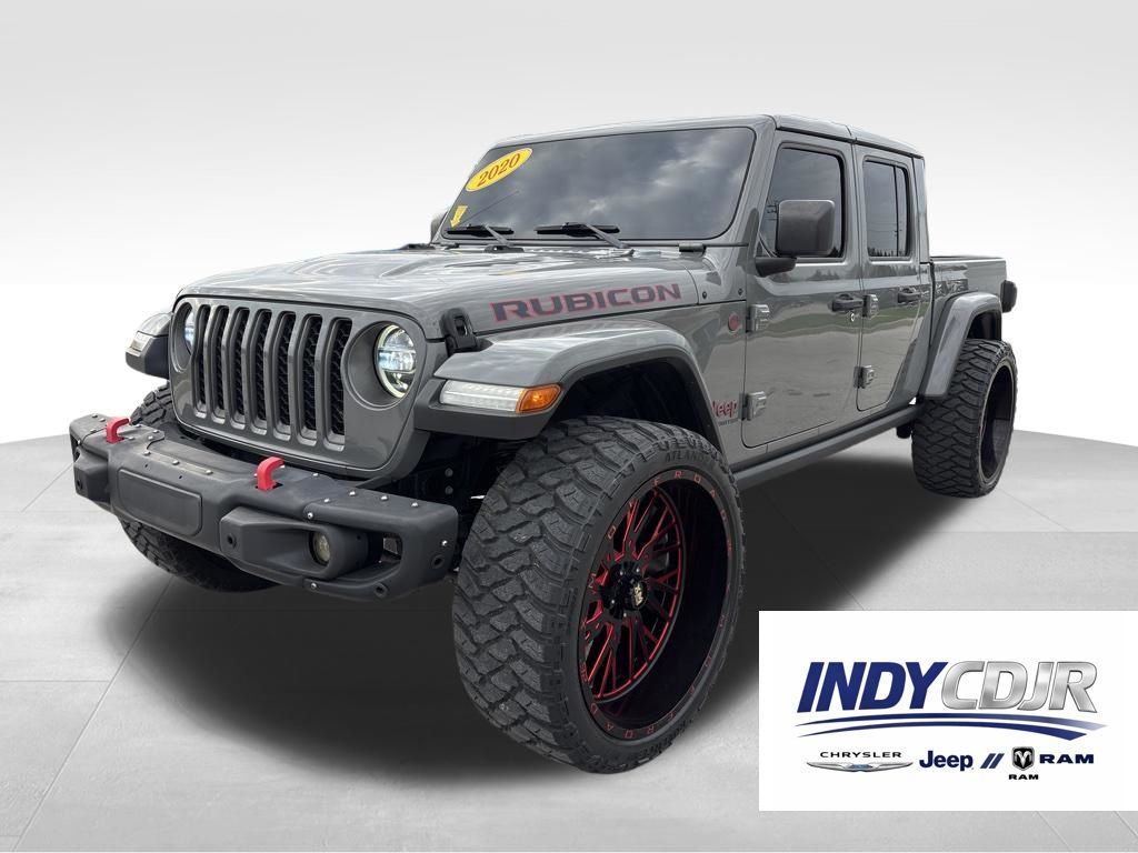 Sting-Gray Clearcoat 2020 Jeep Gladiator Rubicon Crew Cab 4WD Pickup Truck Four-Wheel Drive 8-Speed Automatic