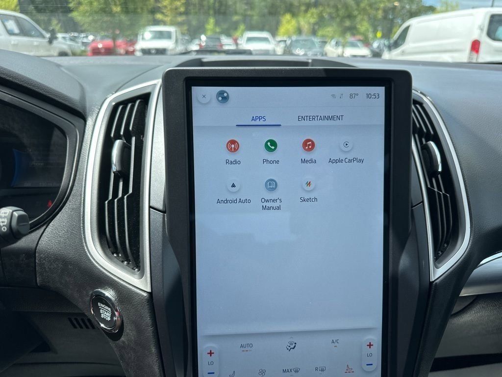 2022 Stone Blue Metallic Ford Edge SEL AWD SUV