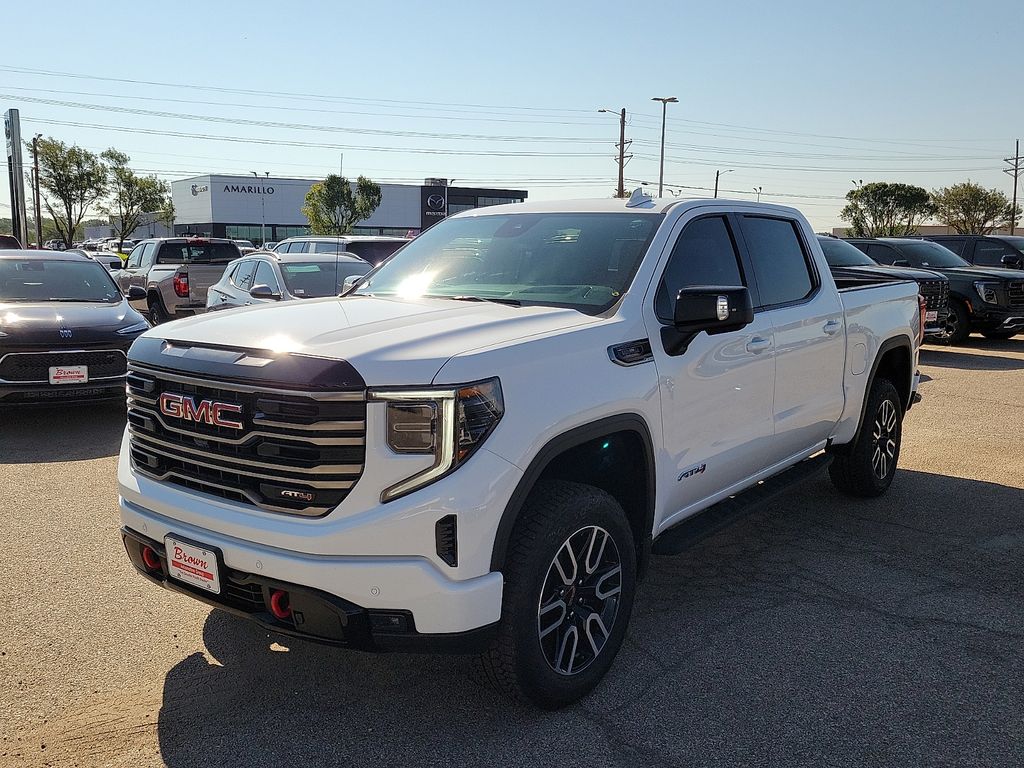 2026 GMC Sierra 1500 AT4 White at Brown Buick GMC