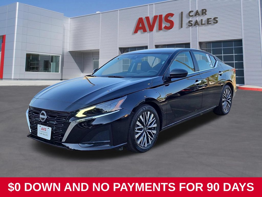 Super Black 2025 Nissan Altima Sedan Front-Wheel Drive Continuously Variable Transmission
