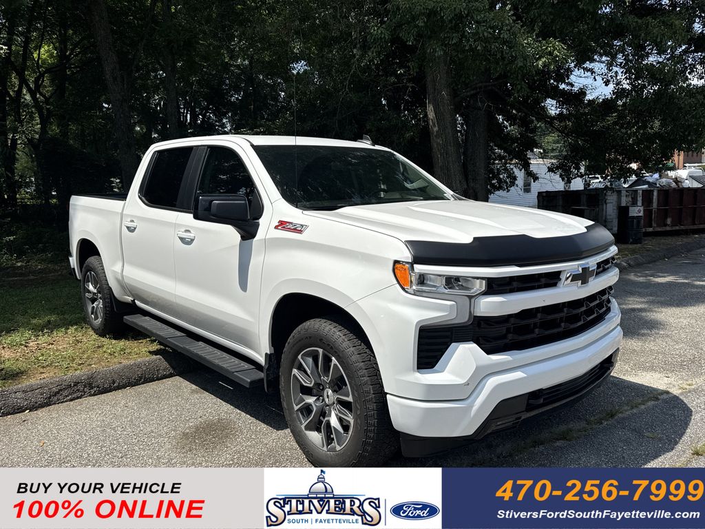 Summit White 2024 Chevrolet Silverado 1500 Pickup Truck Four-Wheel Drive Automatic