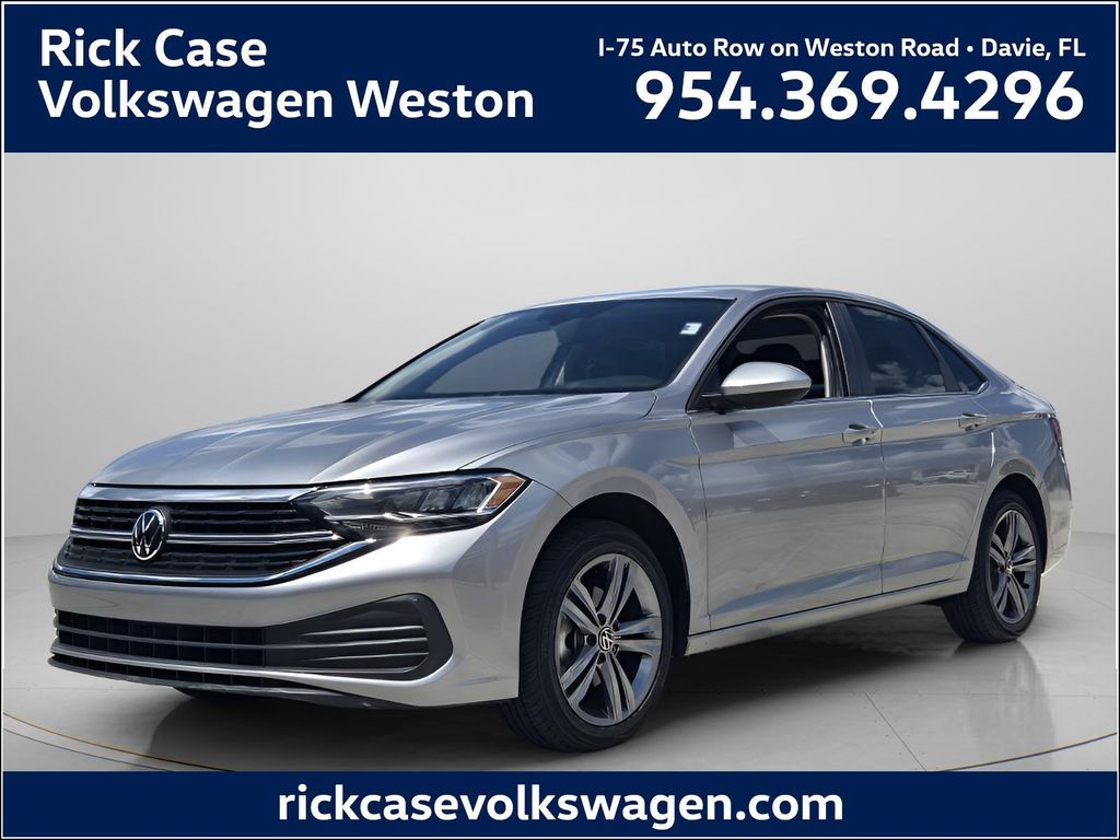Pyrite Silver Metallic 2023 Volkswagen Jetta Sedan Front-Wheel Drive 8-Speed Automatic