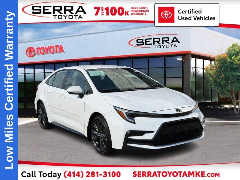 Ice Cap 2025 Toyota Corolla Sedan Front-Wheel Drive Continuously Variable Transmission