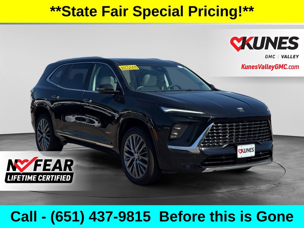 Black (Ebony Twilight Metallic) 2025 Buick Enclave SUV / Crossover Four-Wheel Drive 8-Speed Automatic