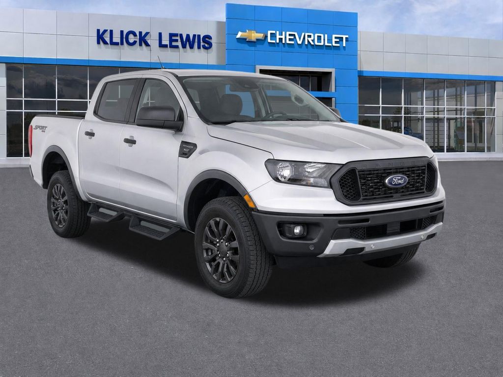 Ingot Silver Metallic 2019 Ford Ranger Pickup Truck Four-Wheel Drive Automatic