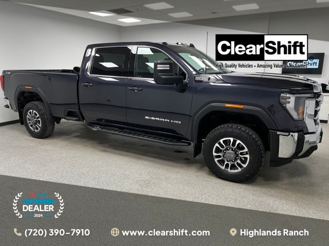 Titanium Rush Metallic 2024 GMC Sierra 3500HD Pickup Truck Four-Wheel Drive 10-Speed Automatic