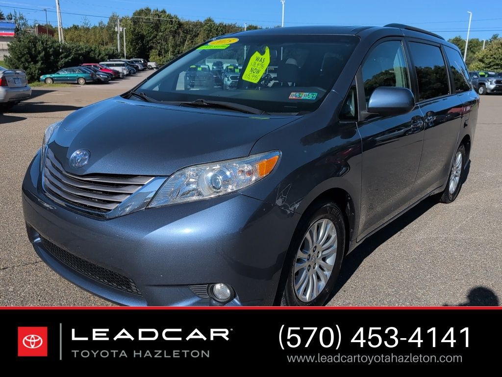 Shoreline Mist 2015 Toyota Sienna Minivan Front-Wheel Drive 6-Speed Automatic Overdrive