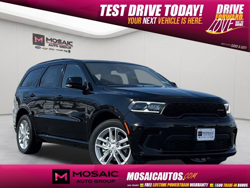 DB Black Crystal Clearcoat 2026 Dodge Durango GT Plus AWD SUV / Crossover All-Wheel Drive 8-Speed Automatic