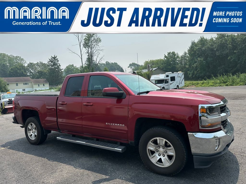 Cajun Red Tintcoat 2018 Chevrolet Silverado 1500 Pickup Truck Four-Wheel Drive 6-Speed Automatic Overdrive